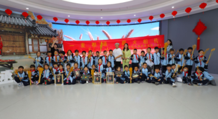 傳承中華文化 感悟非遺麥稈畫魅力--合肥市桂花園學(xué)校麥趣工坊組織學(xué)生參觀蜀山文化館